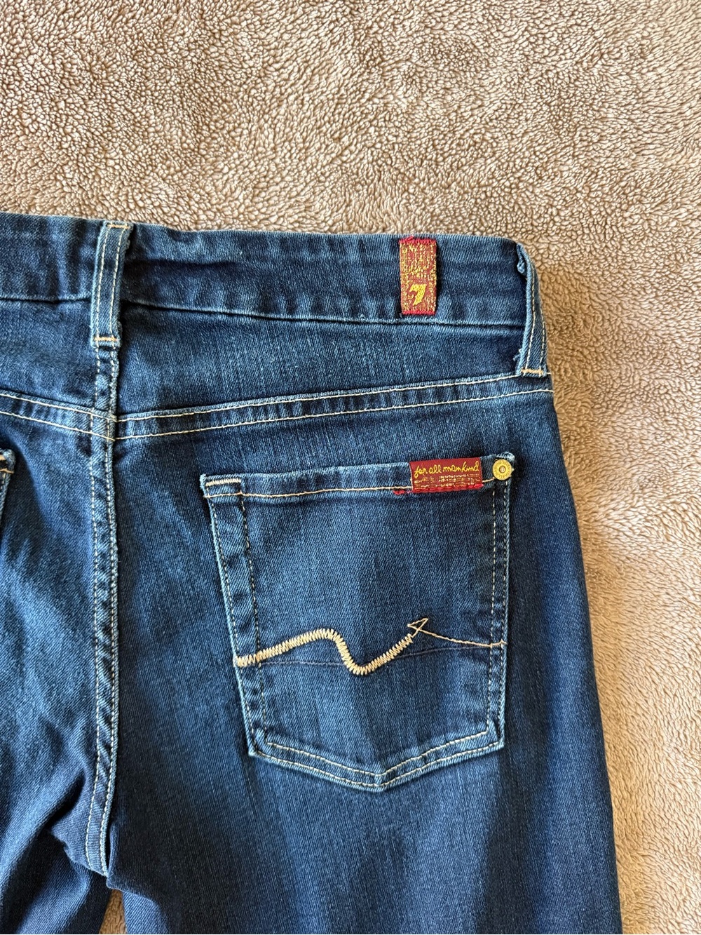 7 For All Mankind Kimmie Straight leg Jeans Waist 28